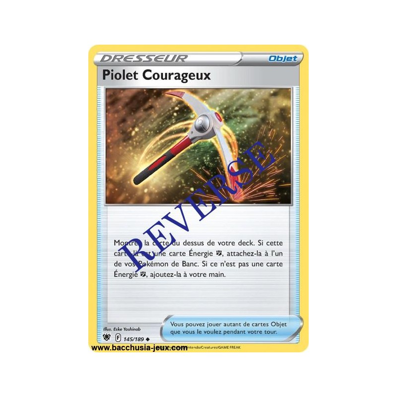 Carte Pokémon EB10 145/189 Piolet courageux Reverse