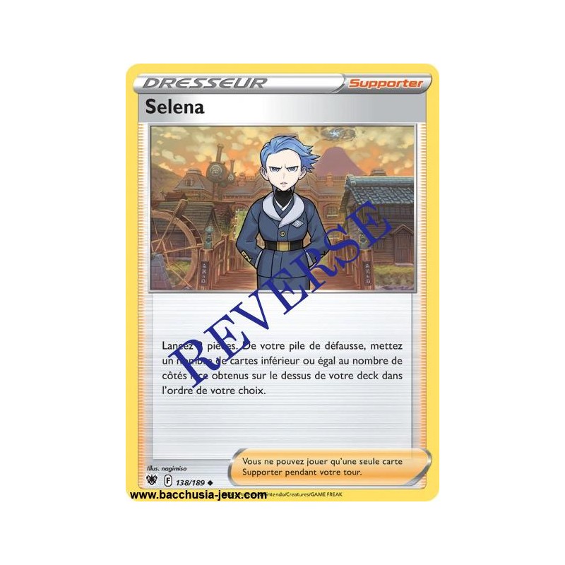 Carte Pokémon EB10 138/189 Selena Reverse