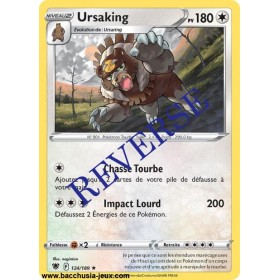 Carte Pokémon EB10 124/189 Ursaking RARE Reverse