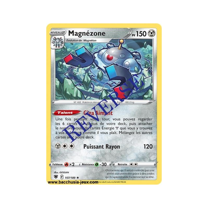Carte Pokémon EB10 107/189 Magnézone HOLO Reverse