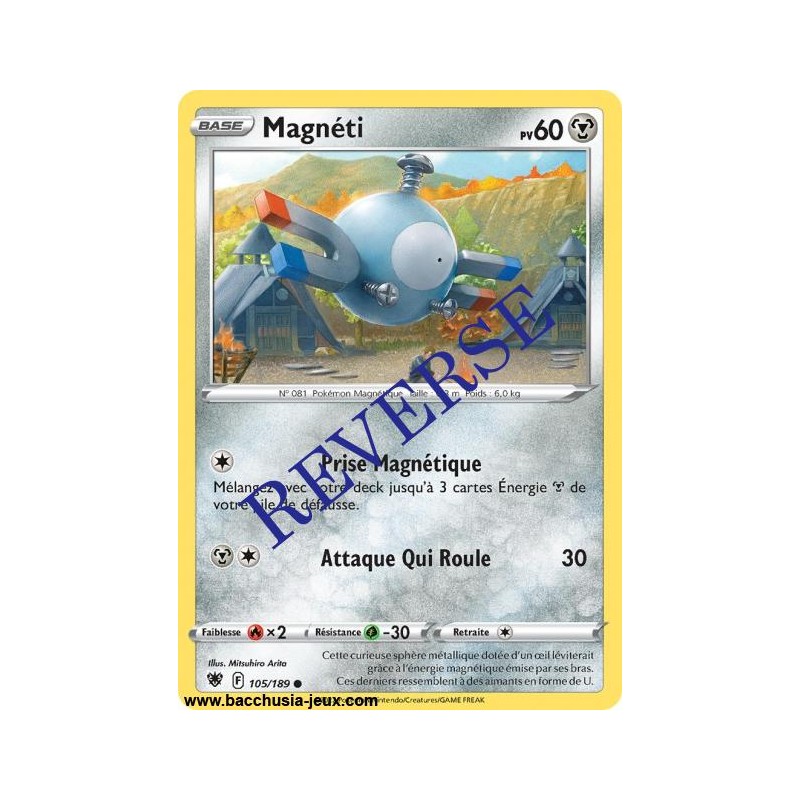 Carte Pokémon EB10 105/189 Magnéti Reverse