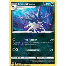 Carte Pokémon EB10 091/189 Qwilpik de Hisui RARE Reverse