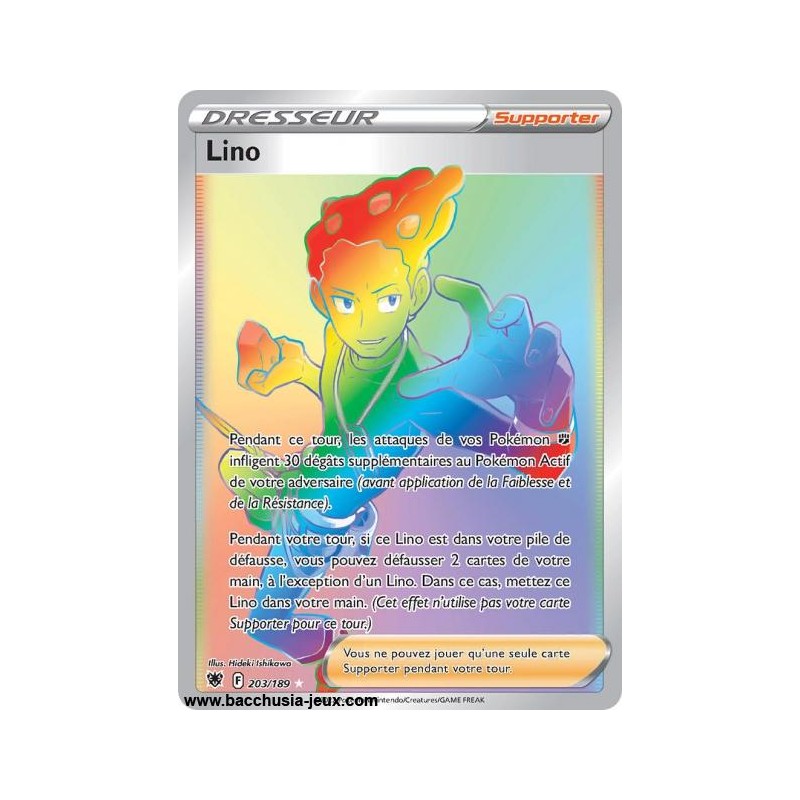 Carte Pokémon EB10 203/189 Lino Secrète