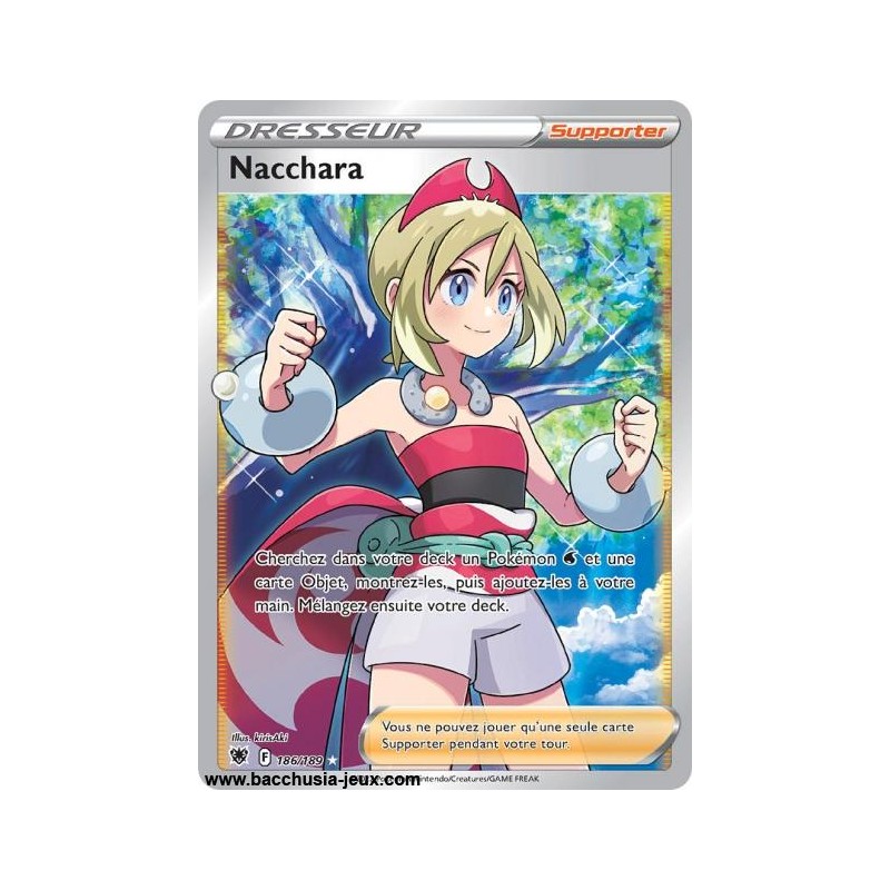 Carte Pokémon EB10 186/189 Nacchara