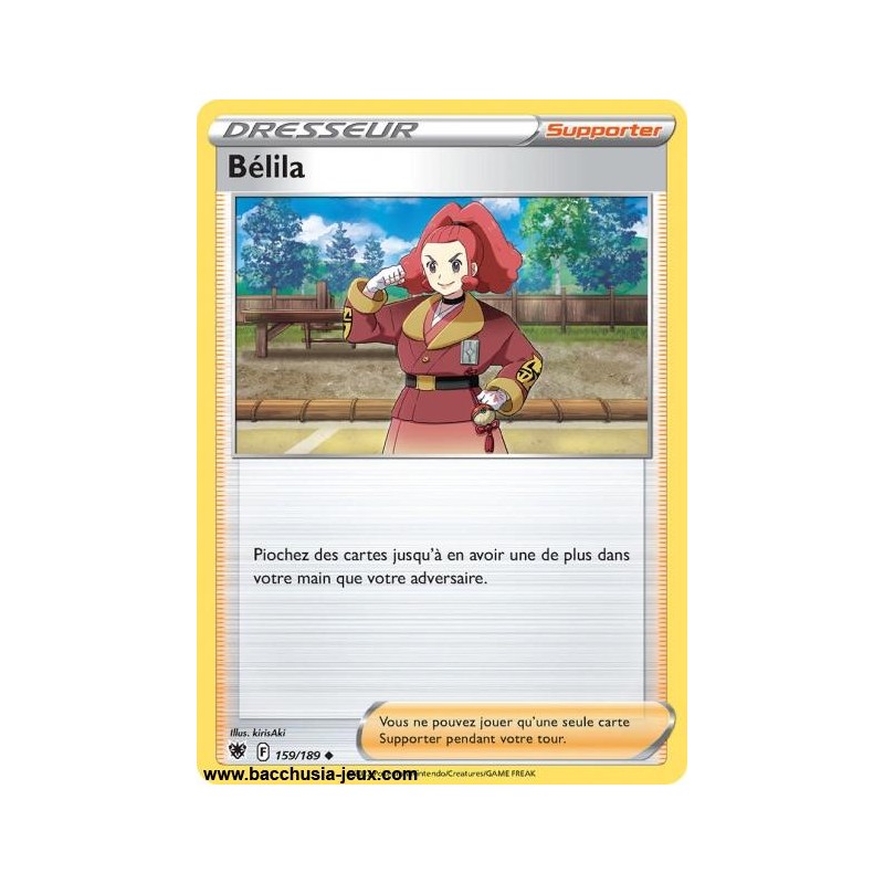 Carte Pokémon EB10 159/189 Bélila