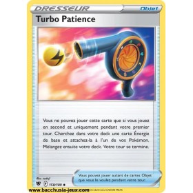 Carte Pokémon EB10 158/189 Turbo Patience