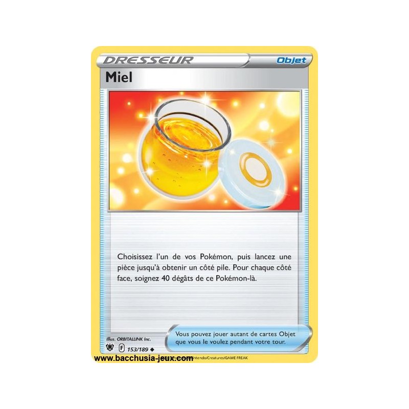Carte Pokémon EB10 153/189 Miel