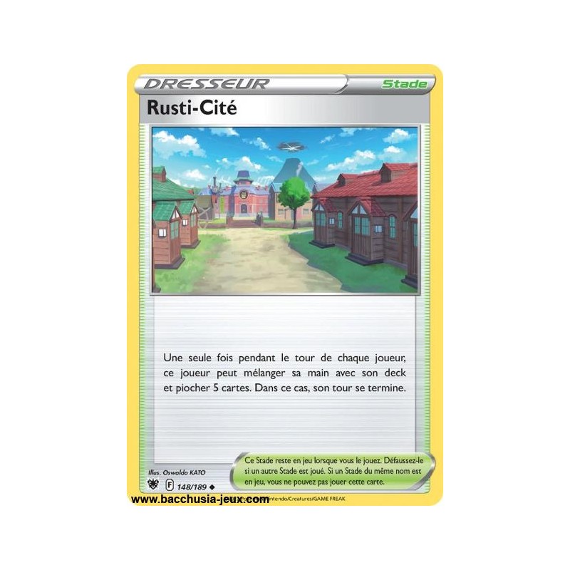 Carte Pokémon EB10 148/189 Rusti-Cité