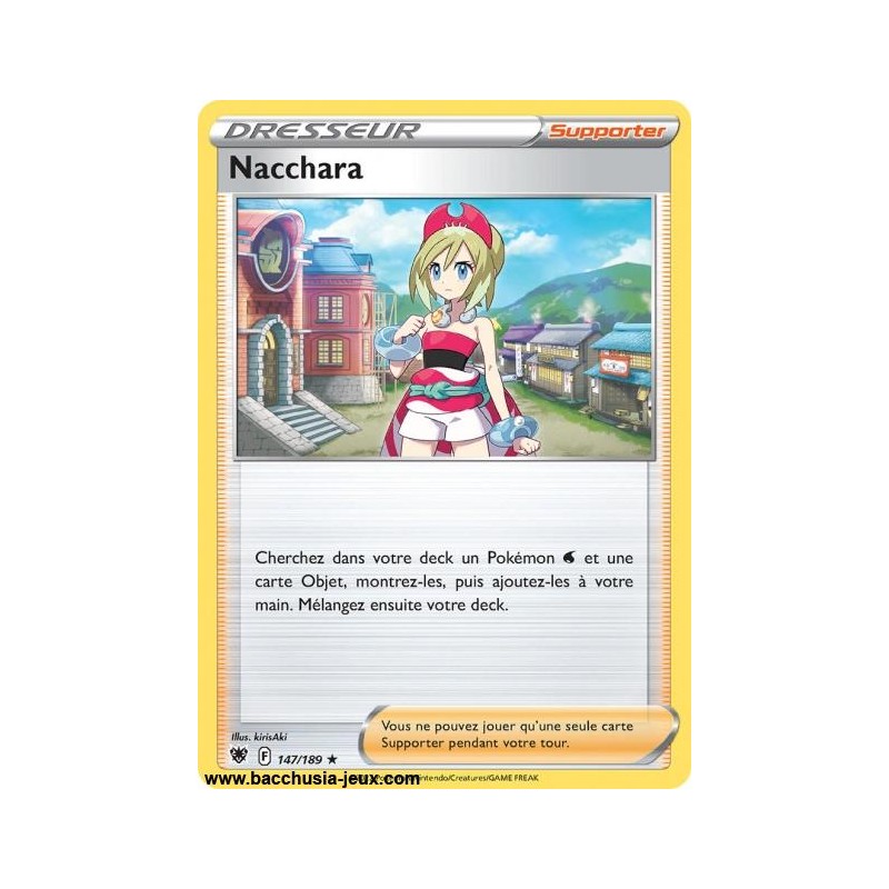 Carte Pokémon EB10 147/189 Nacchara