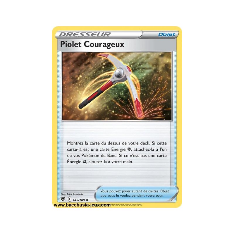 Carte Pokémon EB10 145/189 Piolet courageux