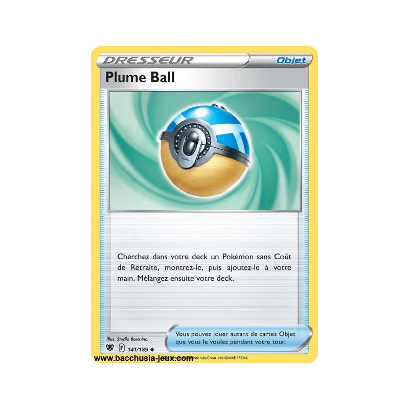 Carte Pokémon EB10 141/189 Plume Ball