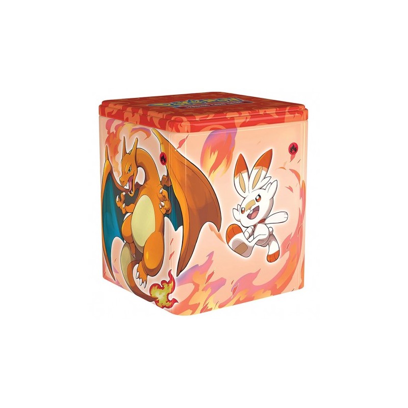 Pokémon Pokécube Tin Cube Feu Pokémon Pokécube Tin Cube Feu