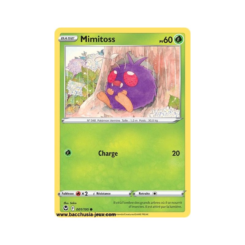 Carte Pokémon EB12 001/195 Mimitoss
