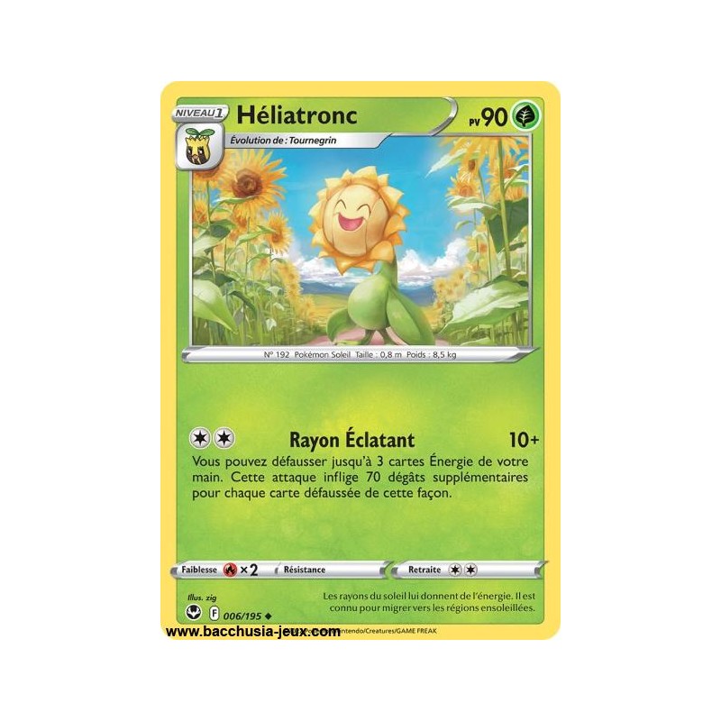 Carte Pokémon EB12 006/195 Héliatronc