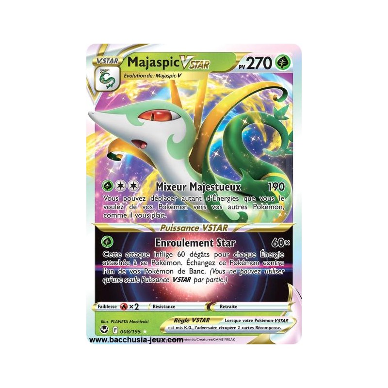 Carte Pokémon EB12 008/195 Majaspic V Star