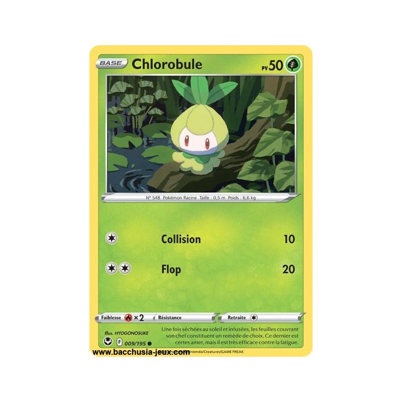 Carte Pokémon EB12 009/195 Chlorobule