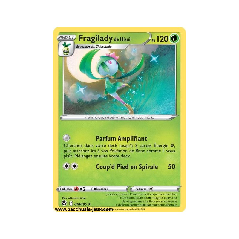 Carte Pokémon EB12 010/195 Fragilady de Hisui RARE