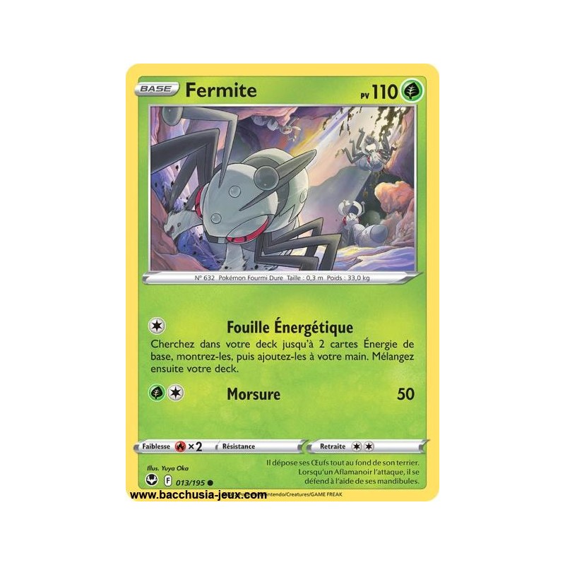 Carte Pokémon EB12 013/195 Fermite