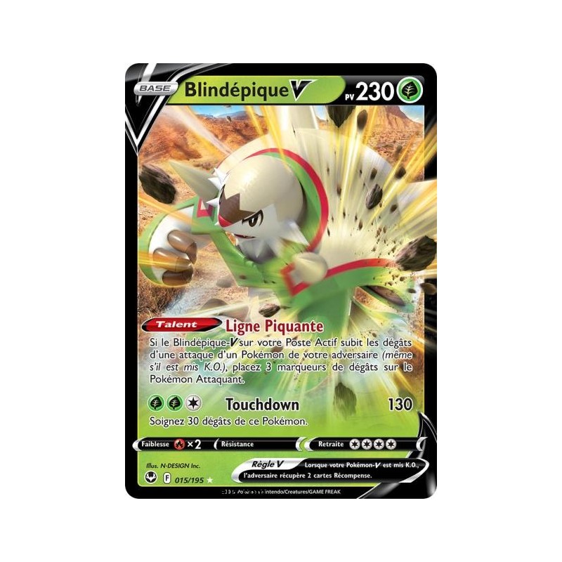 Carte Pokémon EB12 015/195 Blindépique V
