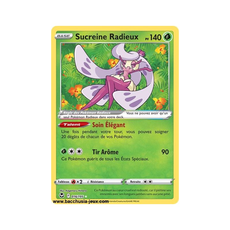 Carte Pokémon EB12 016/195 Sucreine Radieux