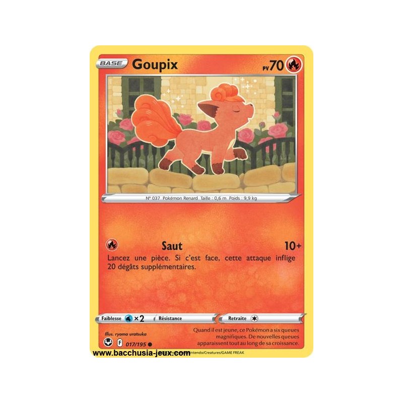 Carte Pokémon EB12 017/195 Goupix