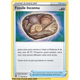 Carte Pokémon EB12 165/195 Fossile Inconnu