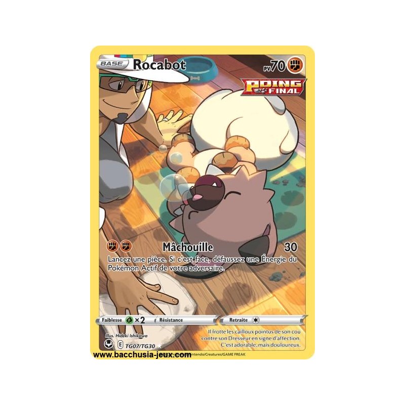 Carte Pokémon EB12 TG07/TG30 Rocabot