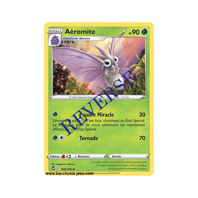 Carte Pokémon EB12 002/195 Aéromite Reverse