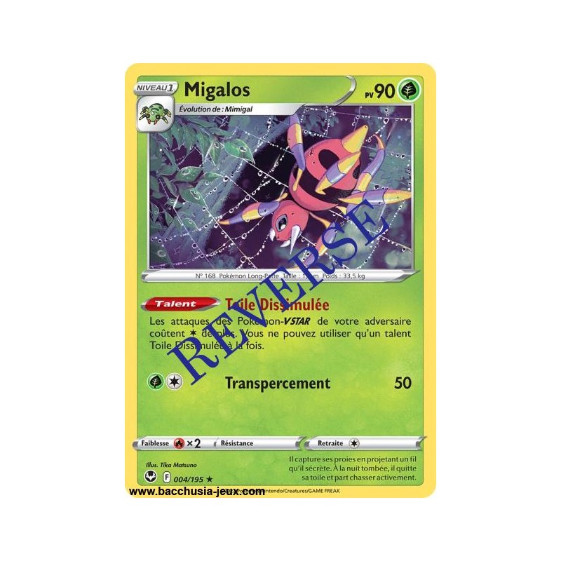 Carte Pokémon EB12 004/195 Migaloss HOLO Reverse