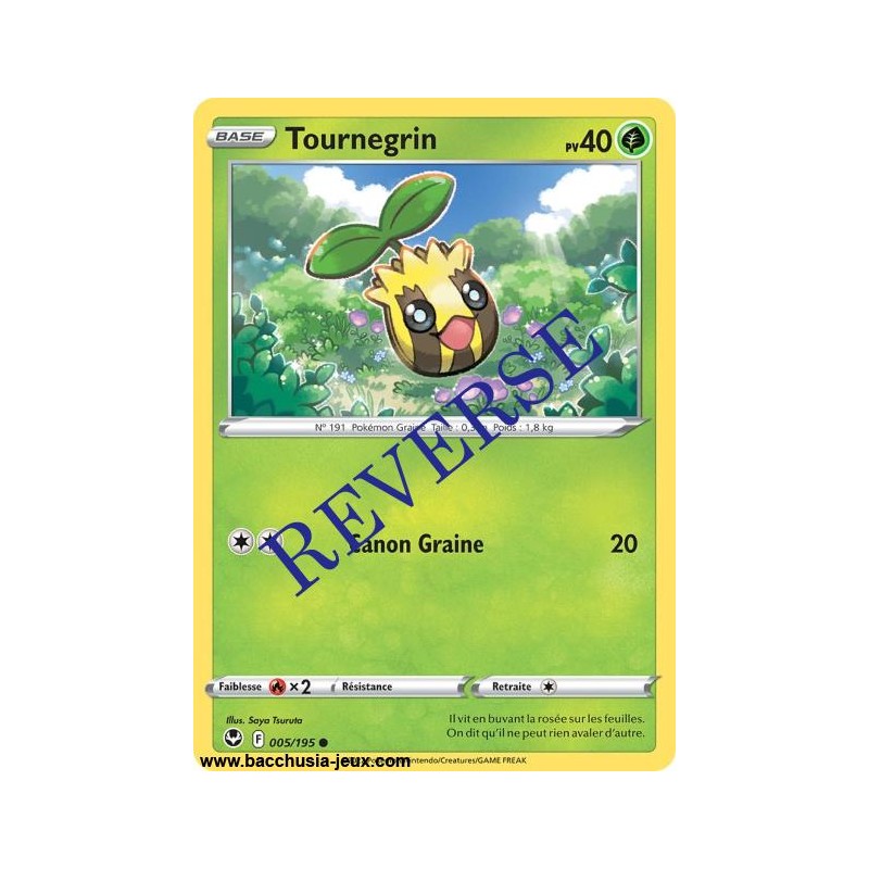 Carte Pokémon EB12 005/195 Tournegrin Reverse