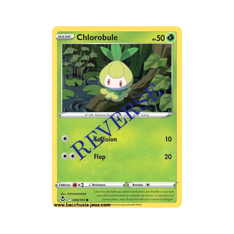 Carte Pokémon EB12 009/195 Chlorobule Reverse