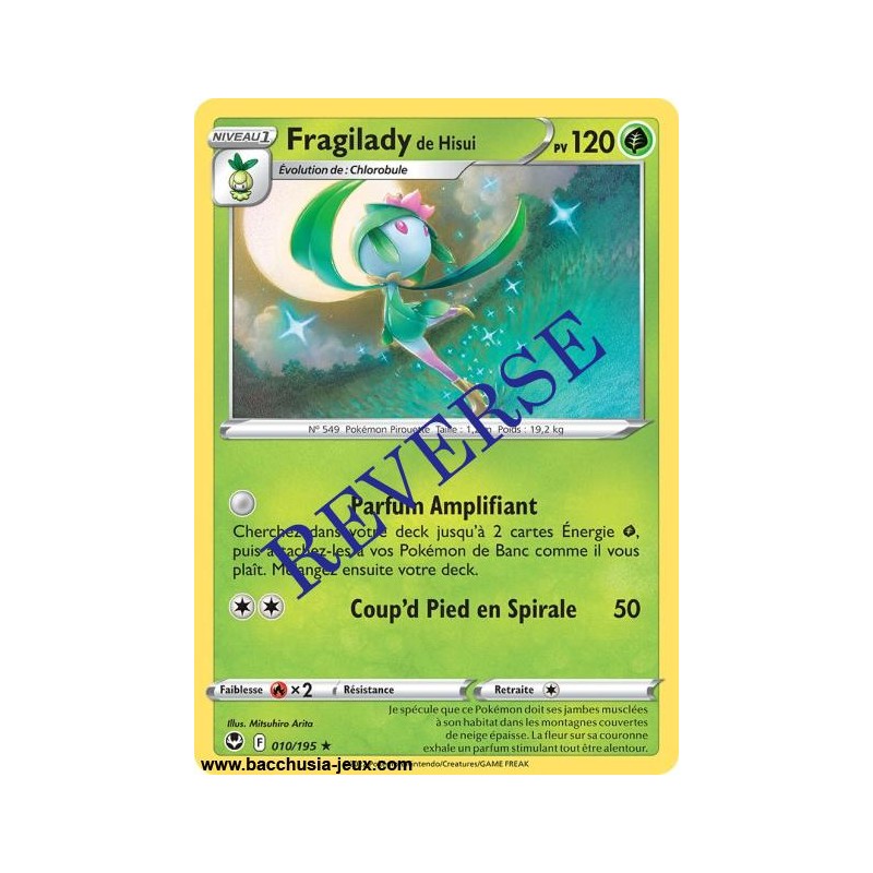 Carte Pokémon EB12 010/195 Fragilady de Hisui RARE Reverse