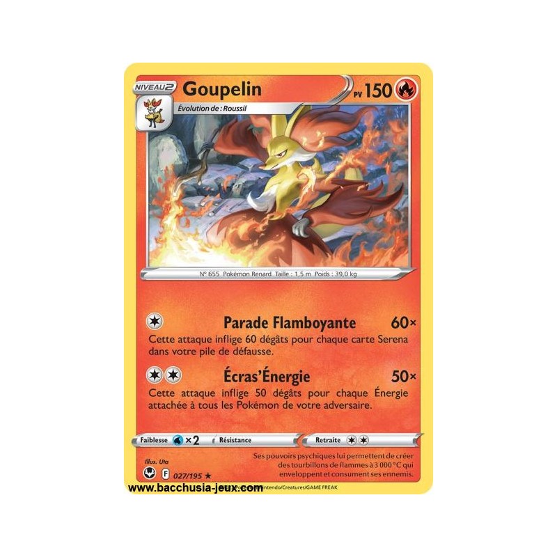 Carte Pokémon EB12 027/195 Goupelin RARE
