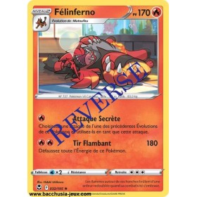 Carte Pokémon EB12 032/195 Félinferno RARE Reverse