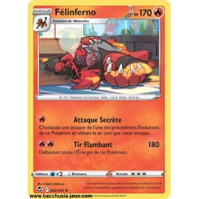 Carte Pokémon EB12 032/195 Félinferno RARE