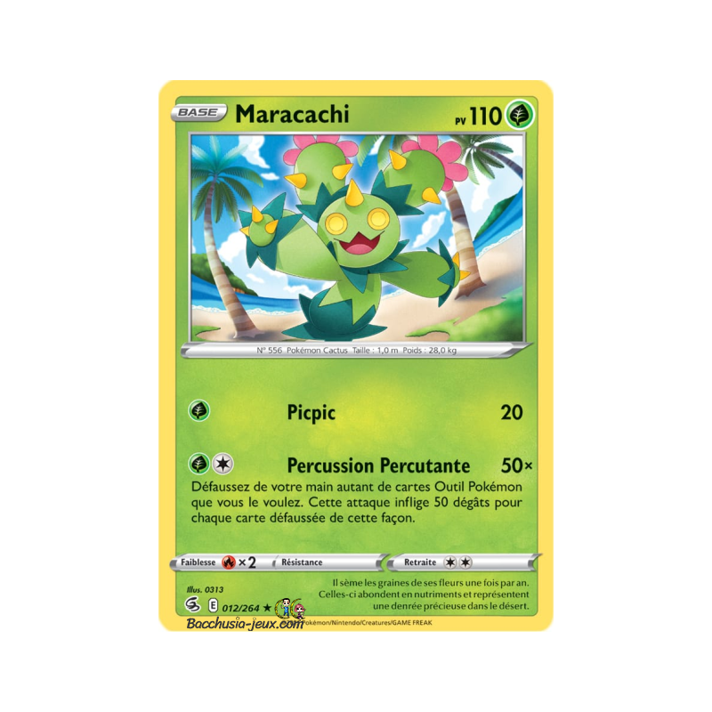 Carte Pokémon EB08 012/264 Maracachi RARE