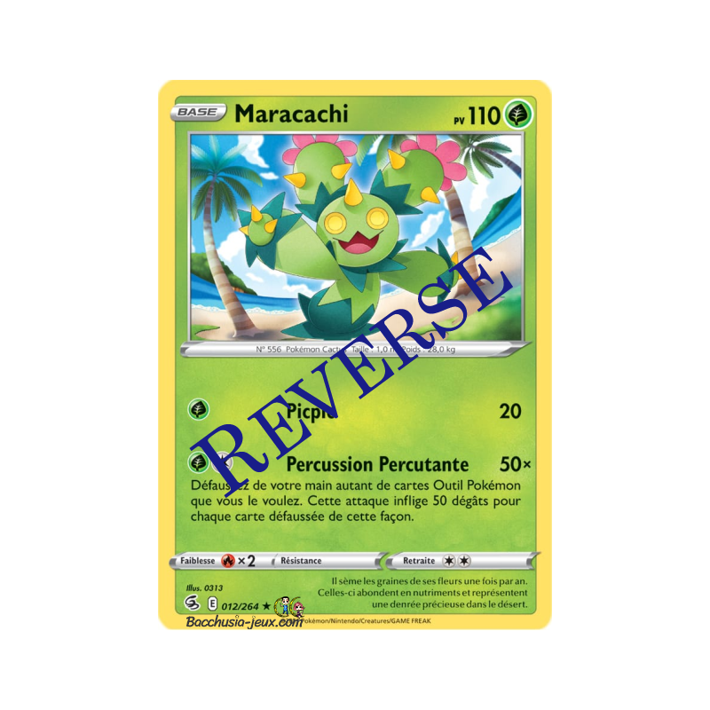 Carte Pokémon EB08 012/264 Maracachi RARE Reverse