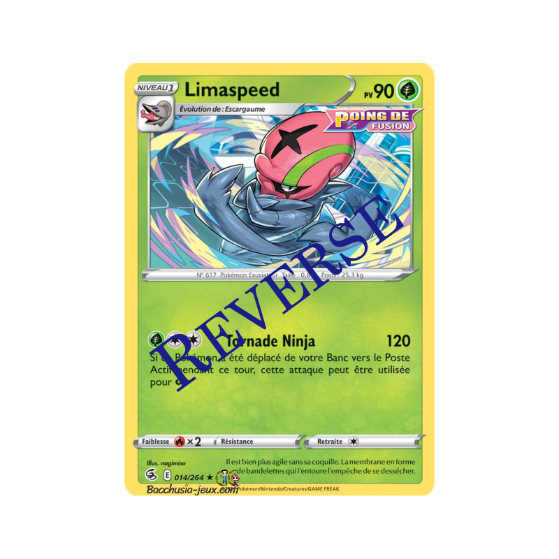 Carte Pokémon EB08 014/264 Limaspeed RARE Reverse