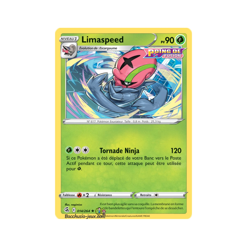 Carte Pokémon EB08 014/264 Limaspeed RARE