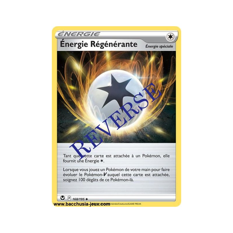 Carte Pokémon EB12 168/195 Energie Régénérante Reverse