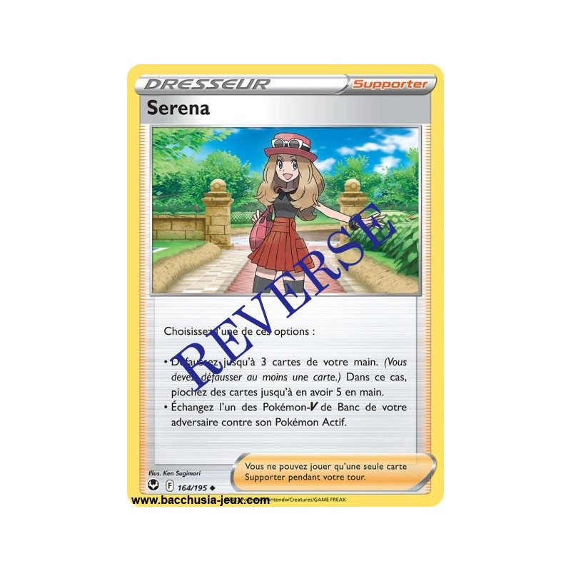 Carte Pokémon EB12 164/195 Serena Reverse 