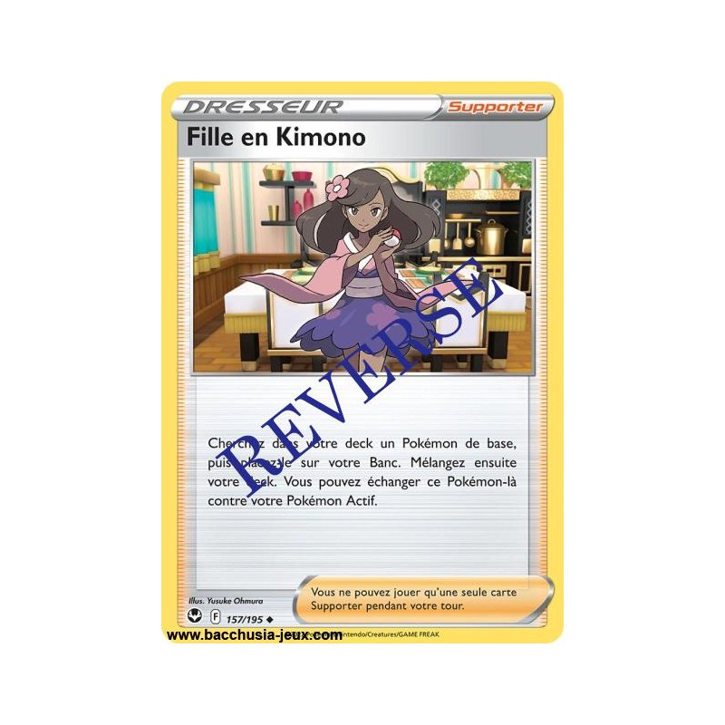 Carte Pokémon EB12 157/195 Fille en Kimono Reverse