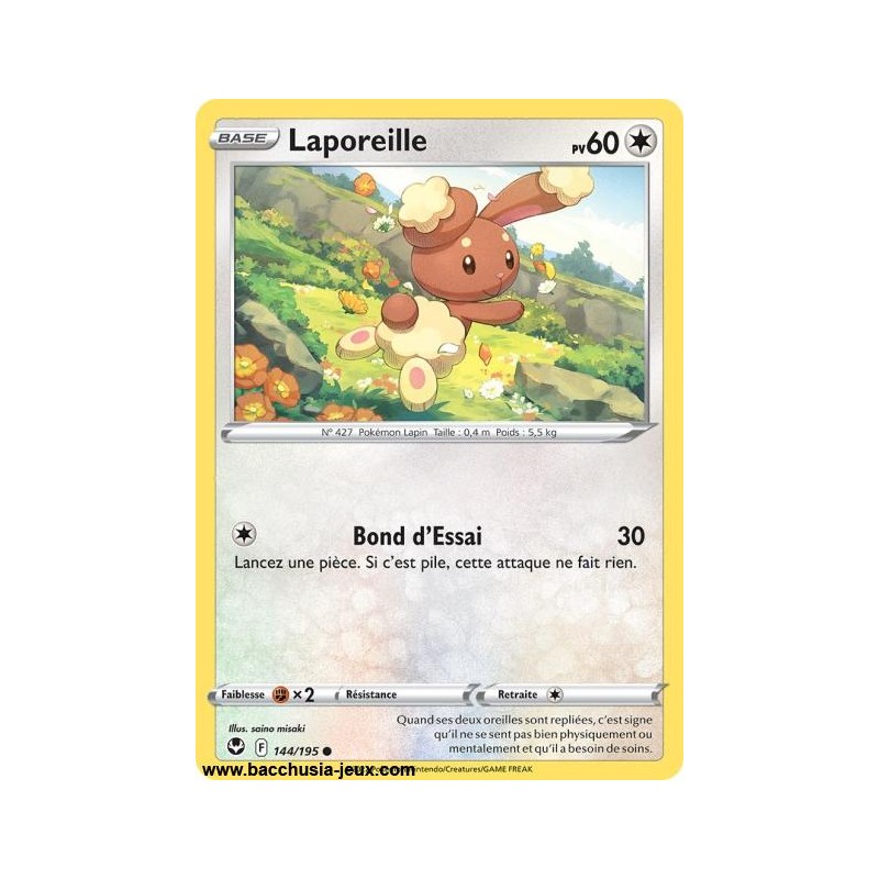 Carte Pokémon EB12 144/195 Laporeille