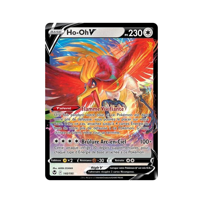 Carte Pokémon EB12 140/195 Ho-oh V