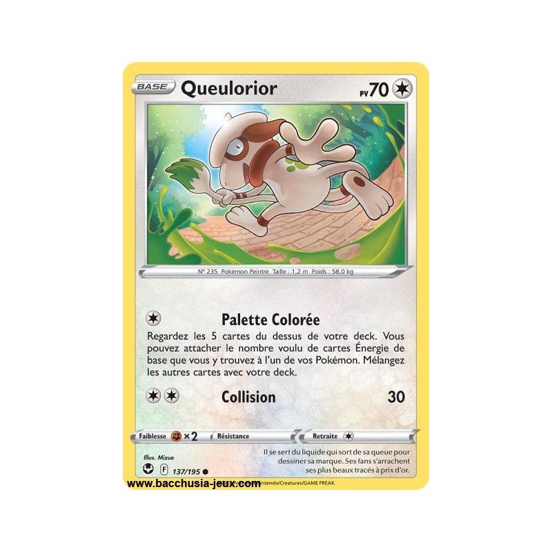 Carte Pokémon EB12 137/195 Queulorior