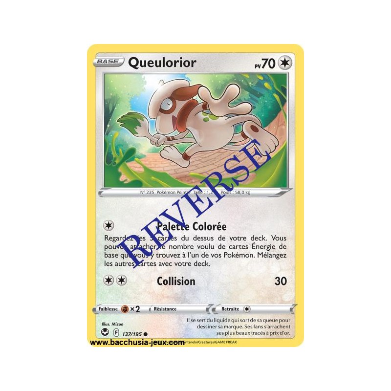 Carte Pokémon EB12 137/195 Queulorior Reverse