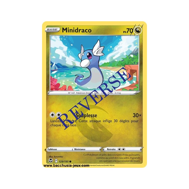 Carte Pokémon EB12 129/195 Minidraco Reverse