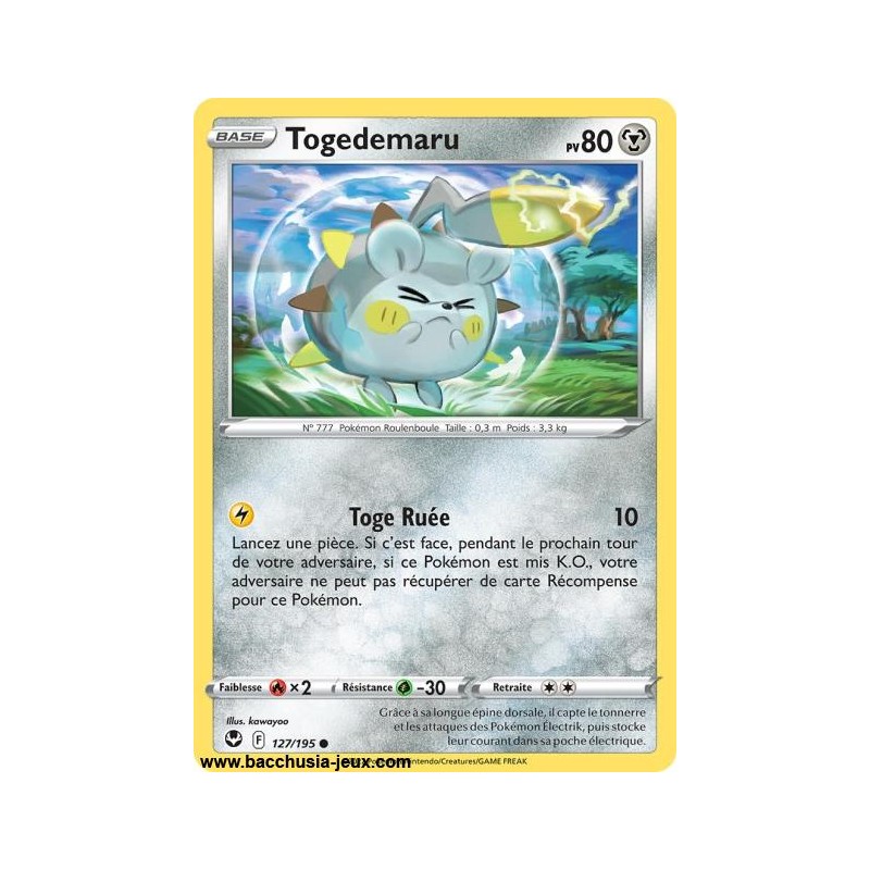 Carte Pokémon EB12 127/195 Togedemaru