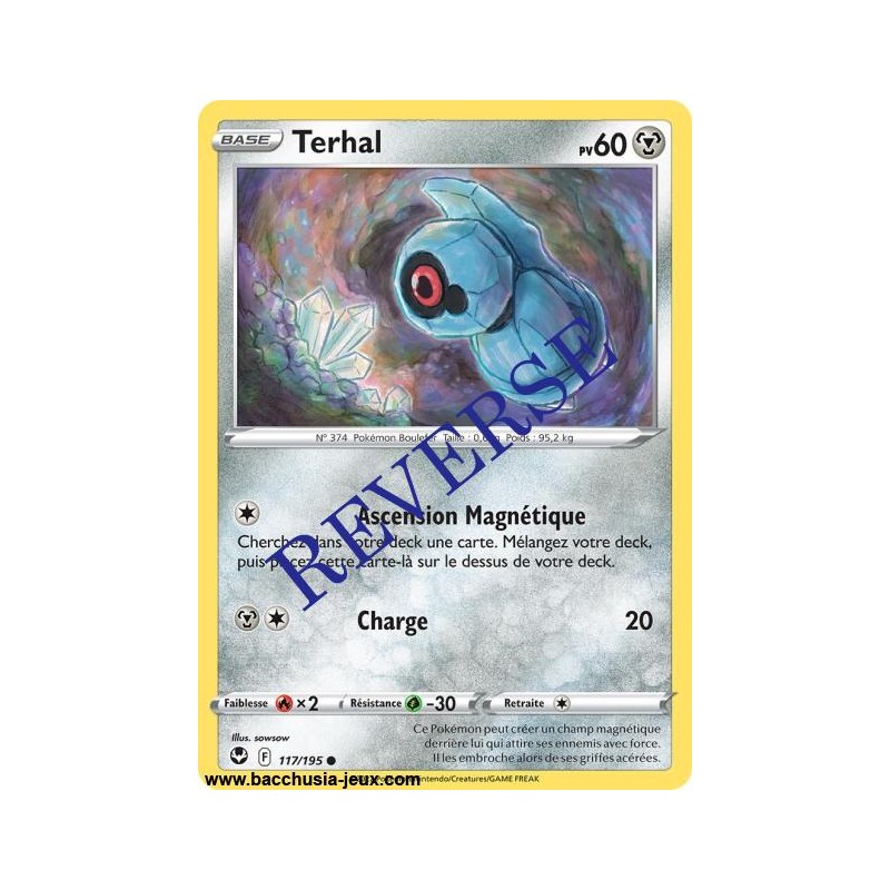 Carte Pokémon EB12 117/195 Terhal Reverse