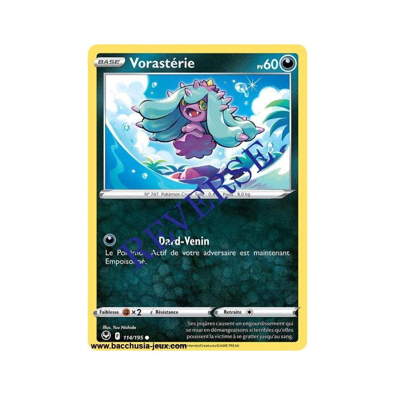 Carte Pokémon EB12 114/195 Vorastérie Reverse